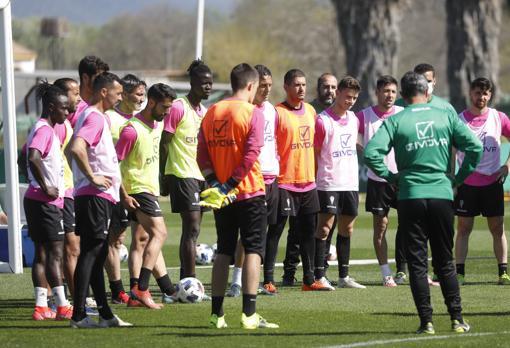 La plantilla del Córdoba CF escucha el miércoles instrucciones