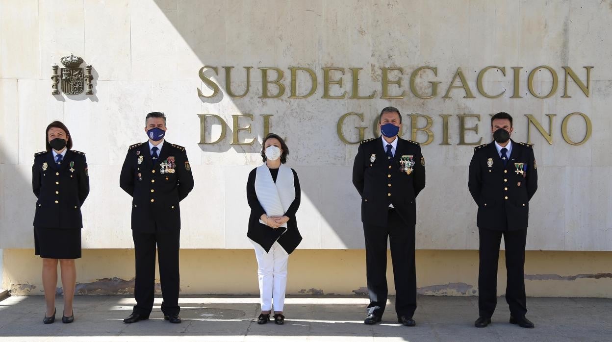 Acto de jura de los inspectores jefes de la Policía Nacional