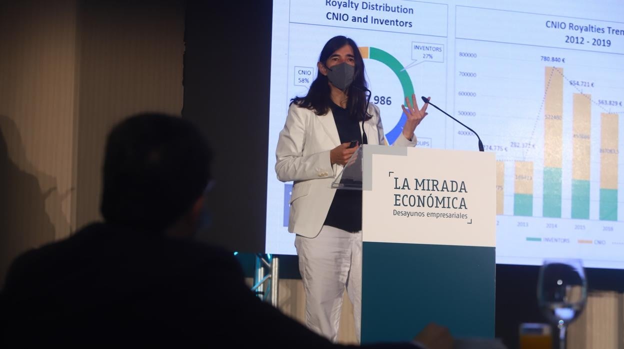 Blasco, hoy durante su intervención en La Mirada Económica de ABC Córdoba