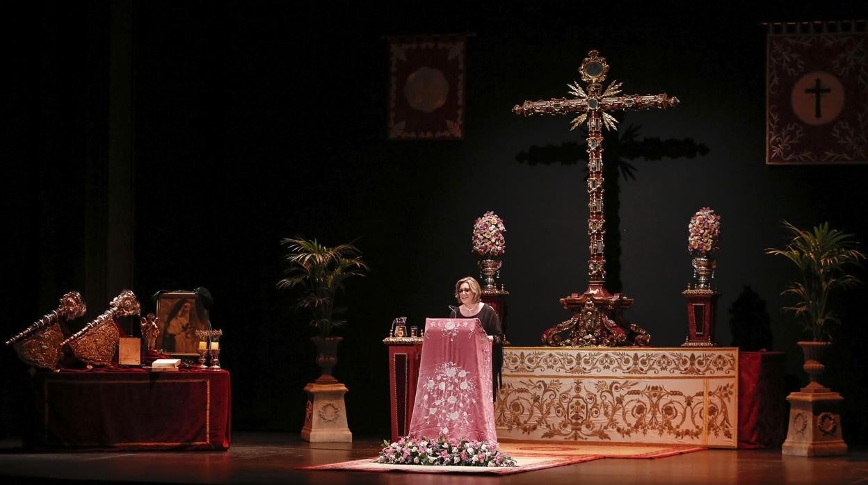 Escenario de un pregón de la Semana Santa de Córdoba