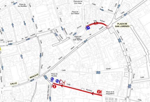 El Realejo tendrá cinco diseños de tráfico durante las obras que acometerá el Ayuntamiento de Córdoba