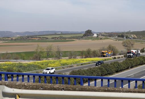 Parte de los suelos sobre los que se proyectó el poligono de La Rinconada