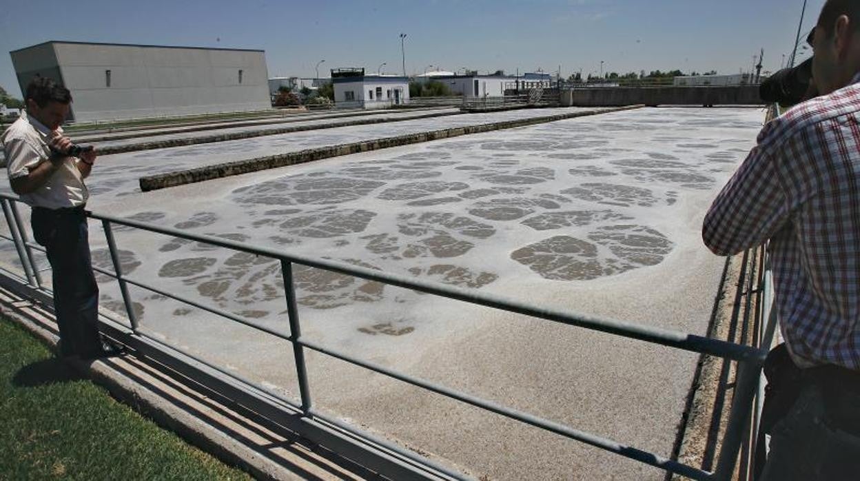 Depuradoras de aguas en El Carambolo, Sevilla