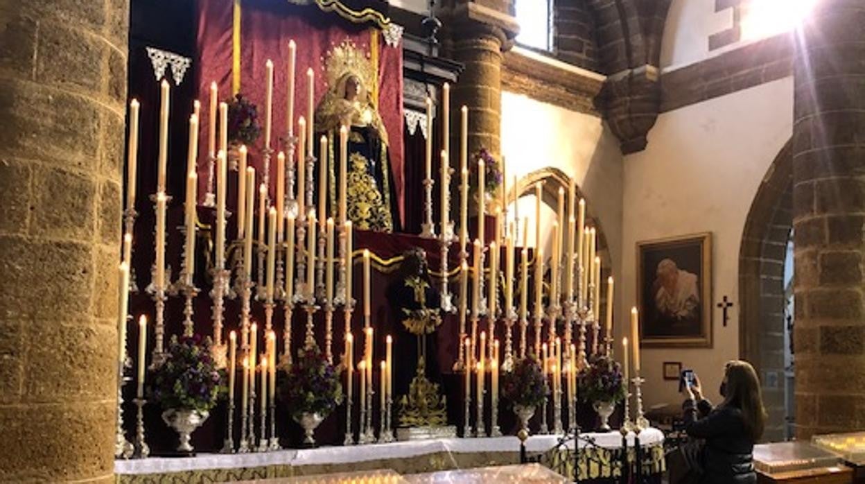 Altar de Medinaceli en esta Cuaresma.