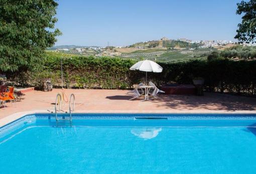 Piscina de la finca 'Buytrón' en Montilla