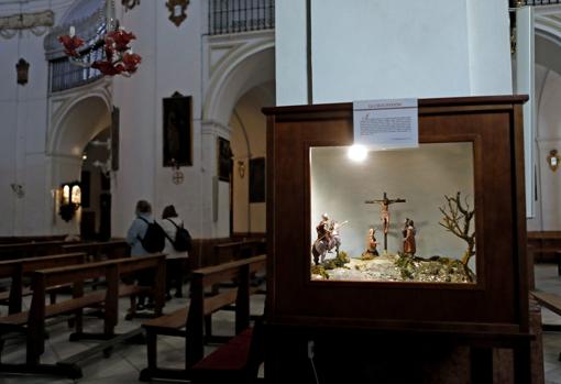 El diorama de la crucifixión que se exhibe en San Rafael