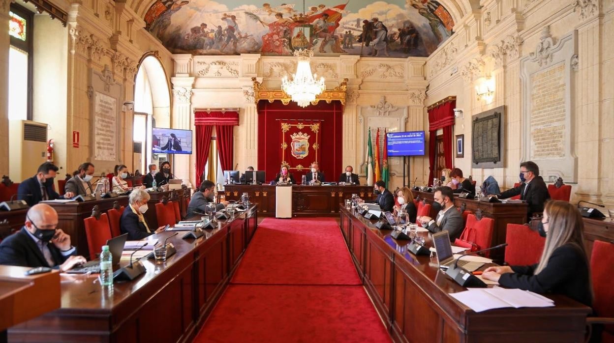 Pleno del Ayuntamiento de Málaga