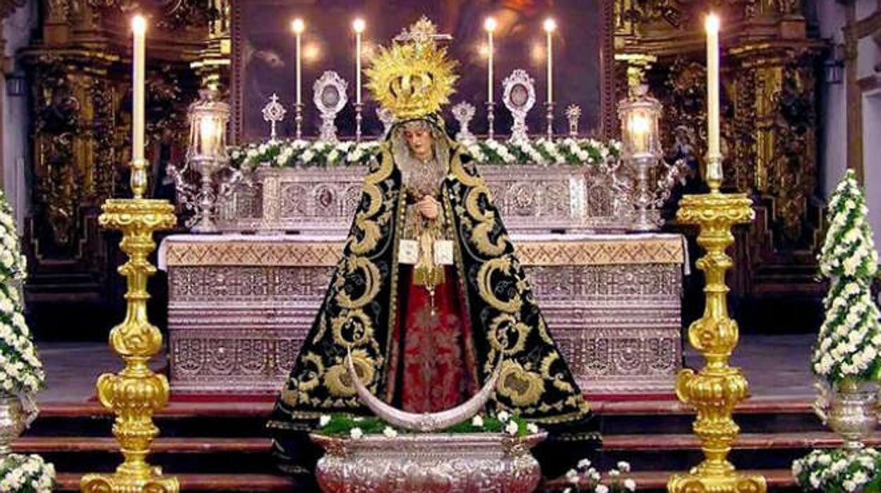 La Virgen de los Dolores de la orden de Servitas