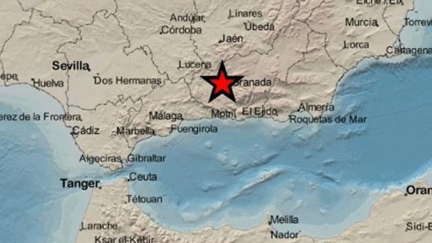 Granada registra diez terremotos desde ayer, el último de 3,3 grados