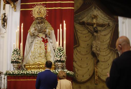 La Virgen de la Merced, en la iglesia de su mismo nombre