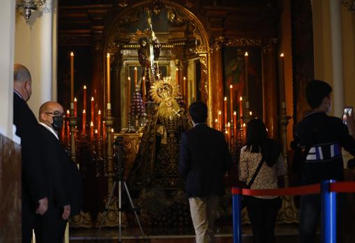 Las imágenes de Jesús Nazareno, en su templo