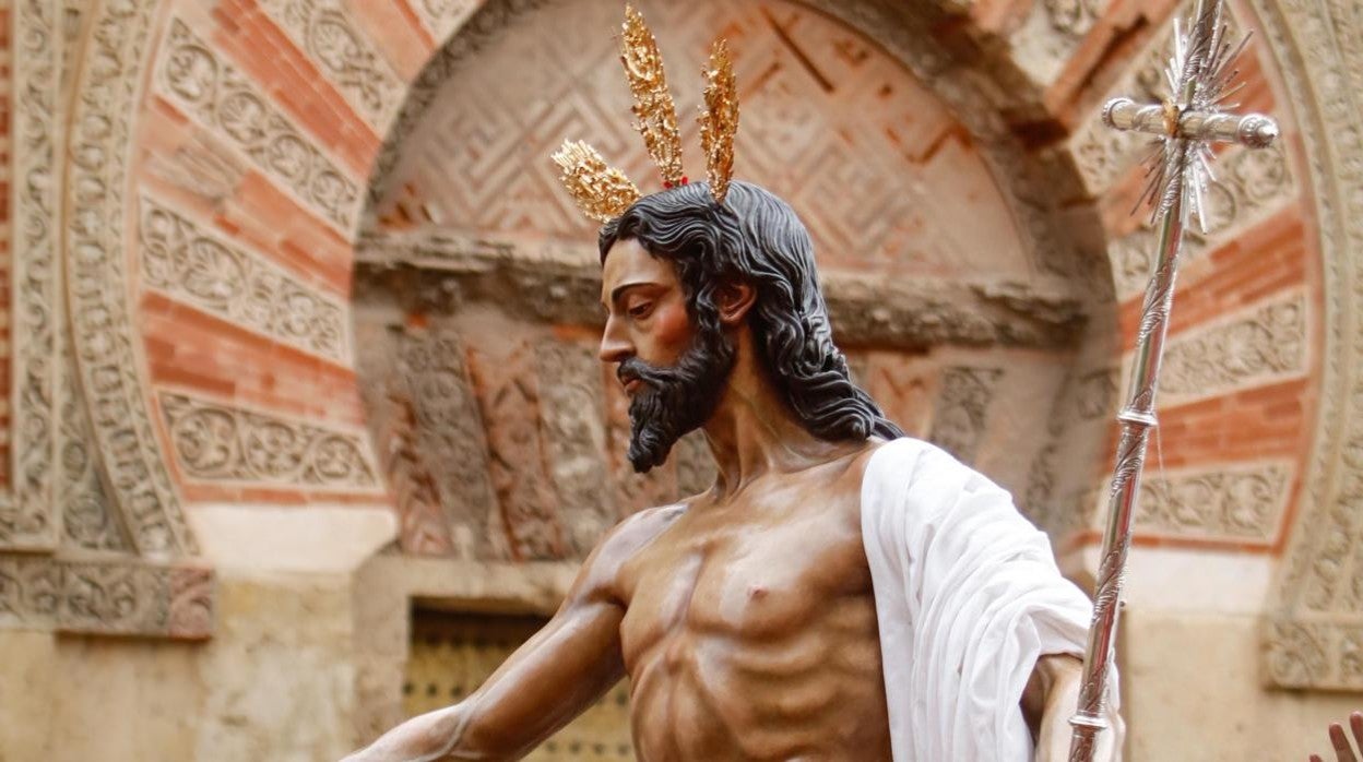 Nuestro Señor Resucitado, durante la procesión del Domingo de Resurrección de 2019