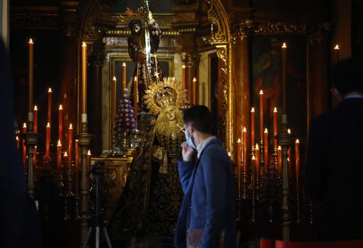 María Santísima Nazarena y Jesús Nazareno, en su templo