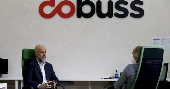 Huertas, durante un momento de la entrevista concedida a ABC Córdoba