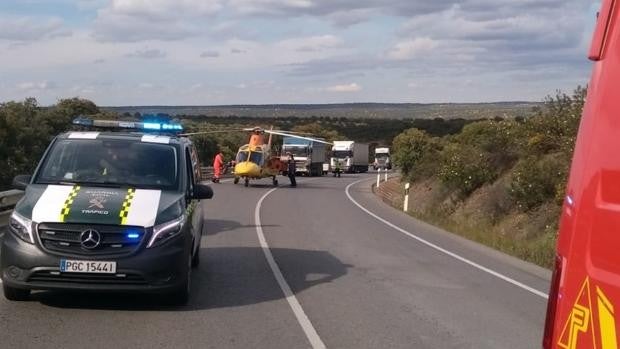 Accidente en Córdoba | Muere un hombre y otro resulta herido grave en un choque frontal en la N-502