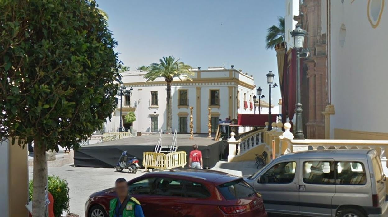 Plaza de España en la Palma del Condado