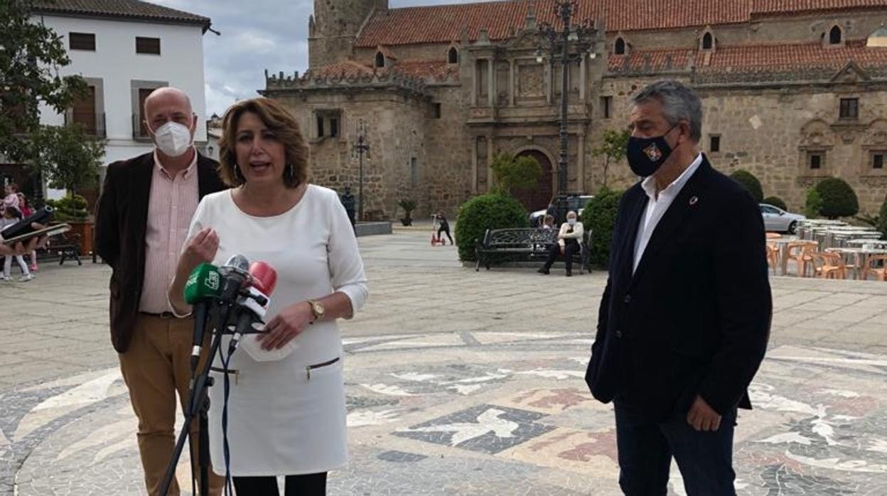 Susana Díaz en el acto realizado en Hinojosa del Duque