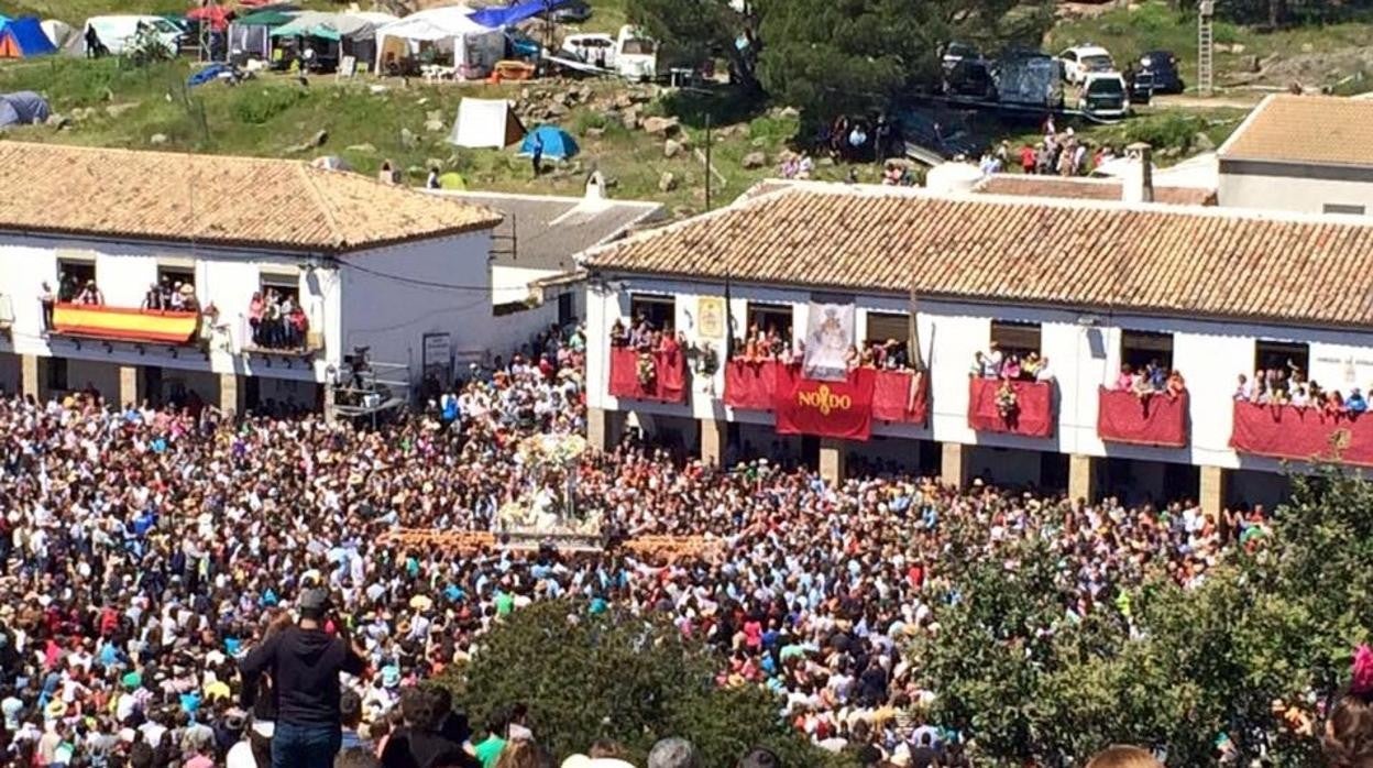 Romería de la Virgen de la Cabeza antes de la pandemia