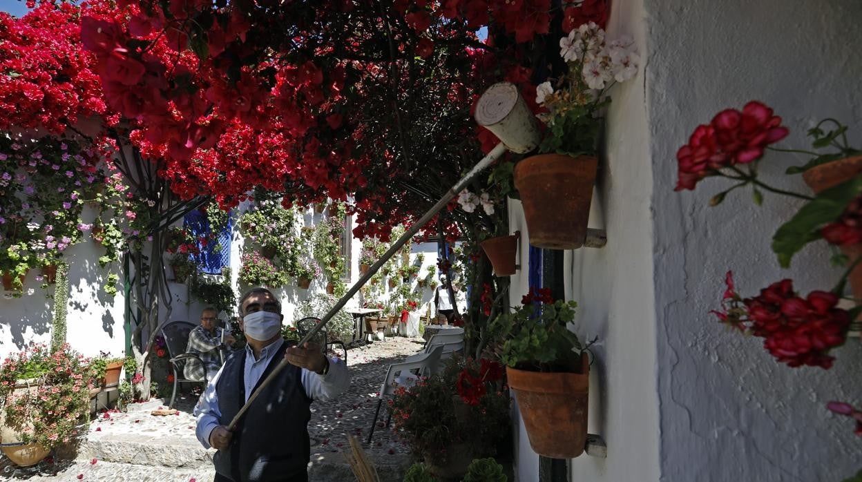 Patio de la calle Marroquíes, uno de los más visitados de Córdoba