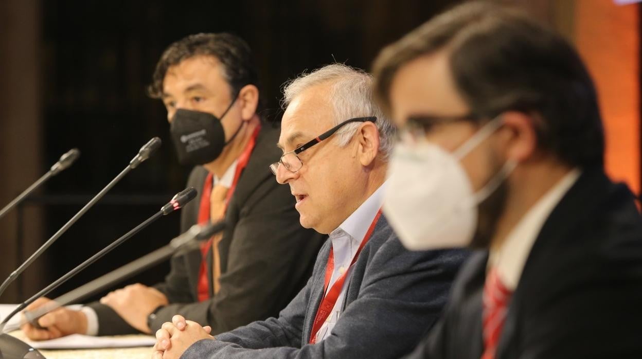 Juan Murillo, durante su conferencia sobre las comunidades mozárabes en Córdoba