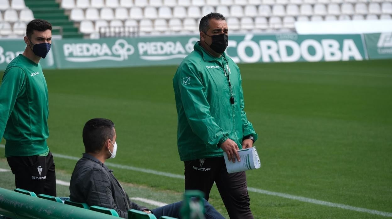 El entrenador del Córdoba, Germán Crespo