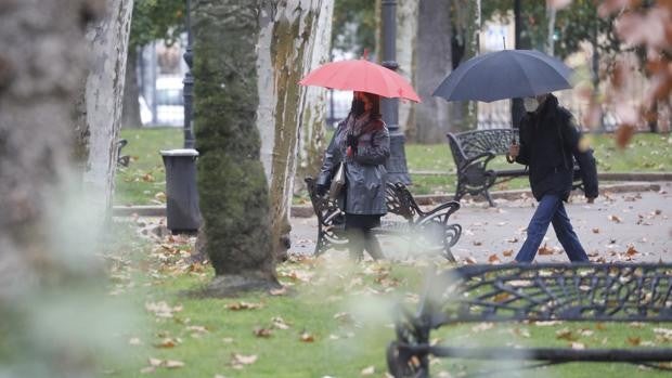 Jueves de lluvia en vísperas de un fin de semana de tormentas intermitentes