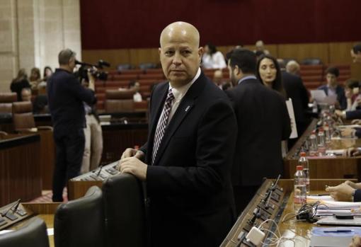 Javier Imbroda en el Parlamento de Andalucía