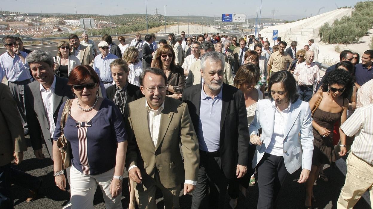 Inauguración del tramo lucentino de la Autovía del Olivar