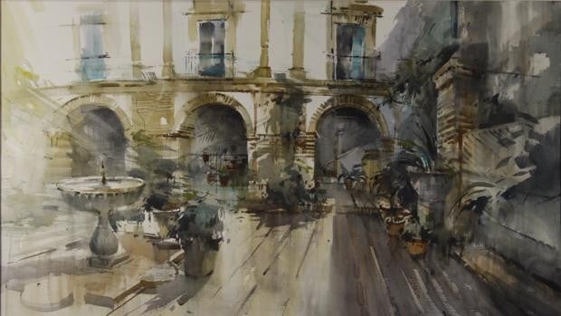 Adrián Marmolejo, Cristóbal León, y Pepe Bonaño ganan el concurso de pintura 'Córdoba y sus patios'