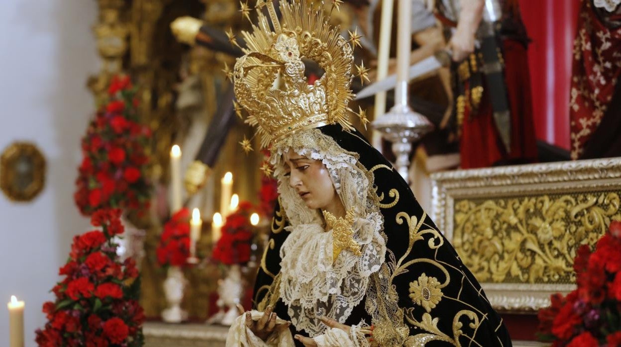 La Virgen de la Caridad, del Buen Suceso, en San Andrés en marzo de 2021