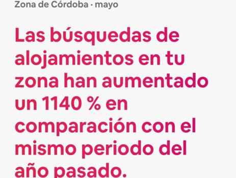 Reporte de AirB&B a los alojamientos turísticos de Doña Concha