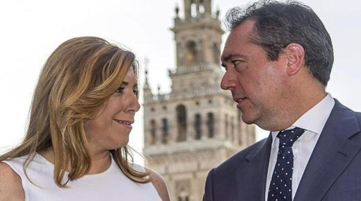 Susana Dïaz y Juan Espadas, en una imagen de archivo