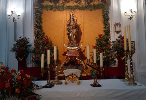 Cultos de la Virgen del Buen Suceso en Priego