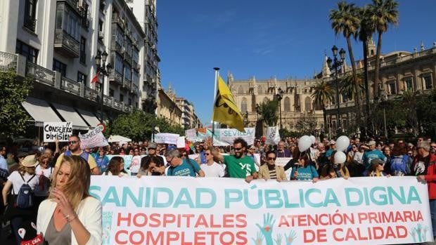 La asociación Justicia por la Sanidad convoca una manifestación