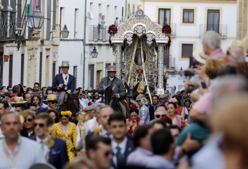 Inicio del camino del Rocío de Córdoba, en mayo de 2018