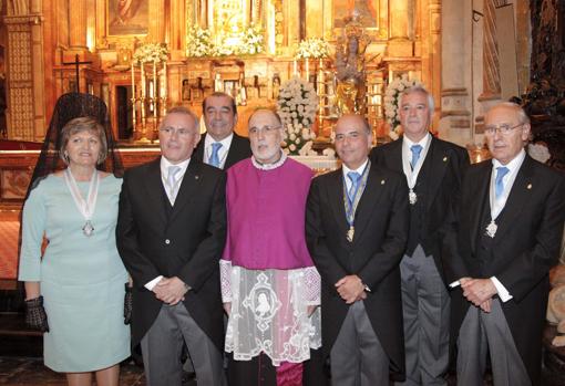 En el día de la coronación de la Virgen de Linares, en 2011