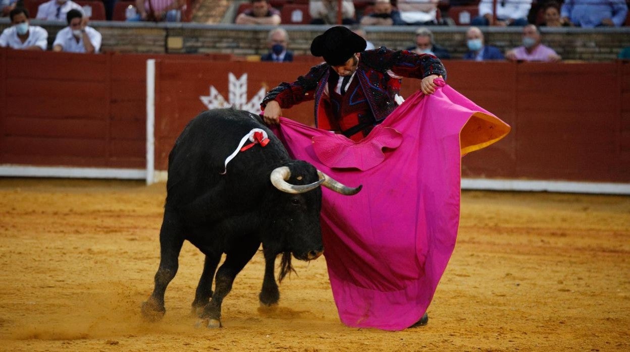 Morante de la Puebla, durante la corrida del domingo en la Plaza de Toros de Córdoba