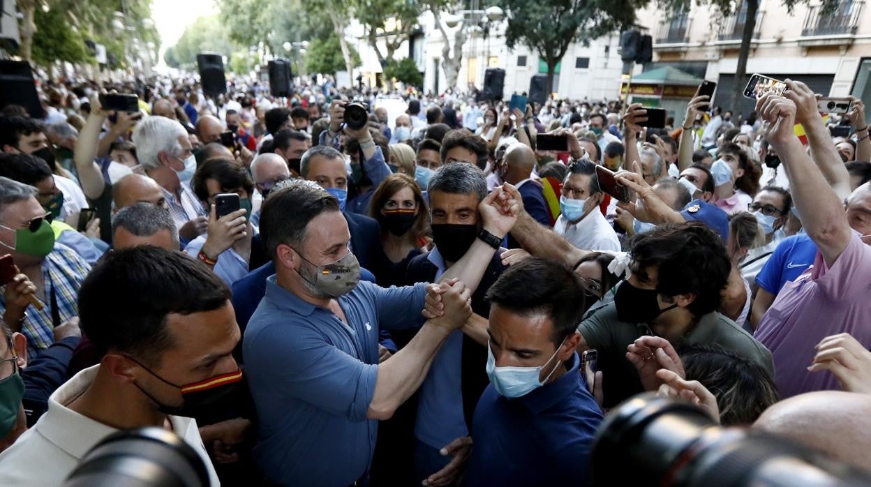 Mitin de Santiago Abascal en Córdoba