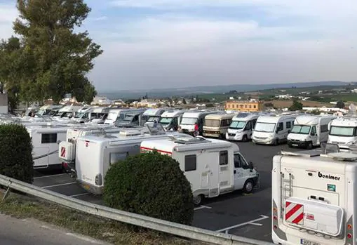 Área de estacionamiento para caravanas de Montilla