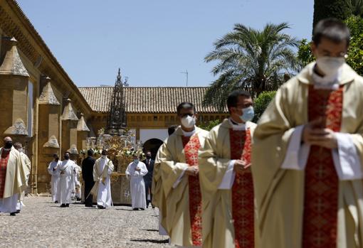 Procesión del Corpus Christi de Córdoba en 2020