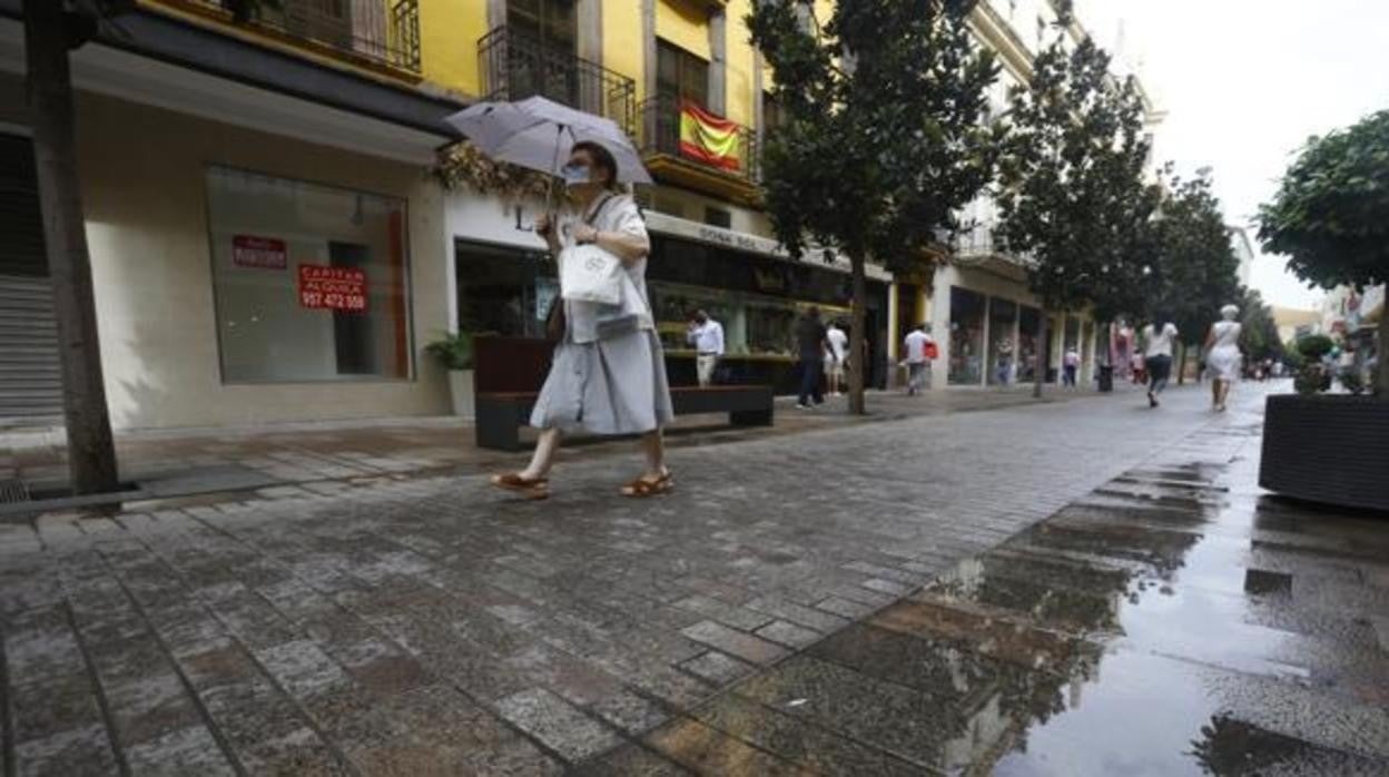 Lluvia en la capital cordobesa