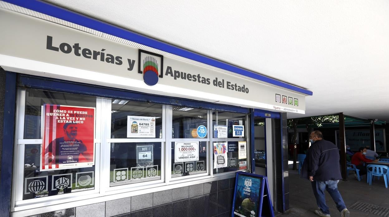 Administración de Lotería de la Plaza de la Marina en Córdoba capital