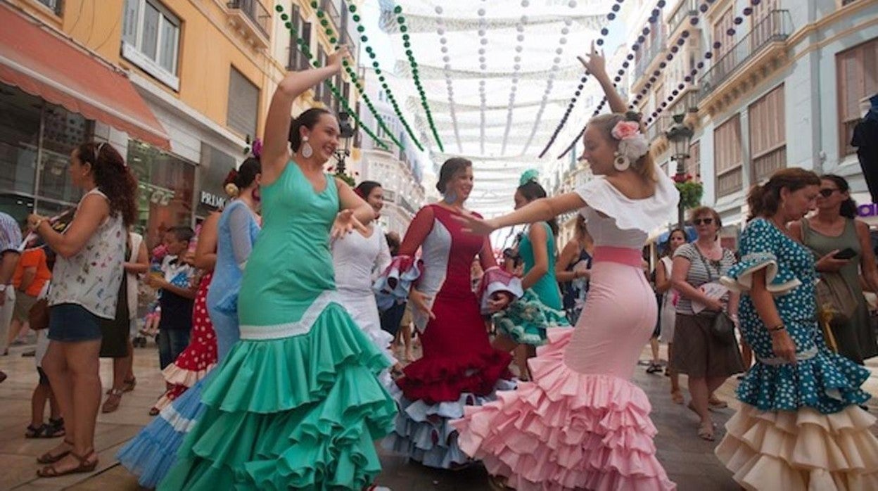 Las calles de Málaga en la Feria de Sevilla