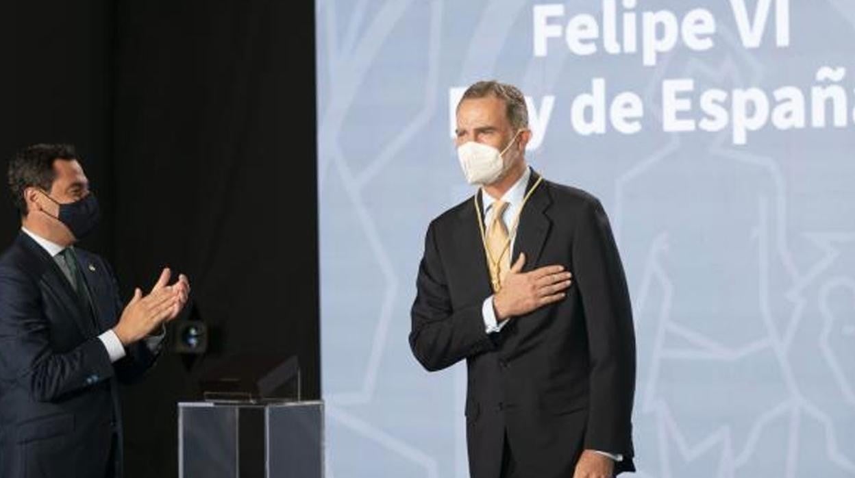 Su Majestad el Rey, Don felipe VI, esta semana en Sevilla junto al presidente Juanma Moreno