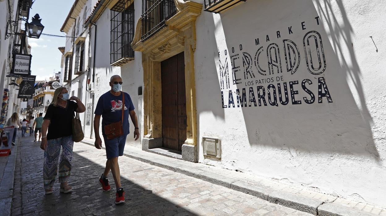 Fachada principal de la Casa de los Manríquez en la Judería de Córdoba