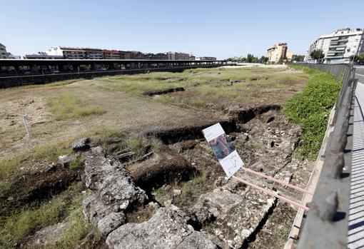 Parte de los restos aún visibles en Cercadilla