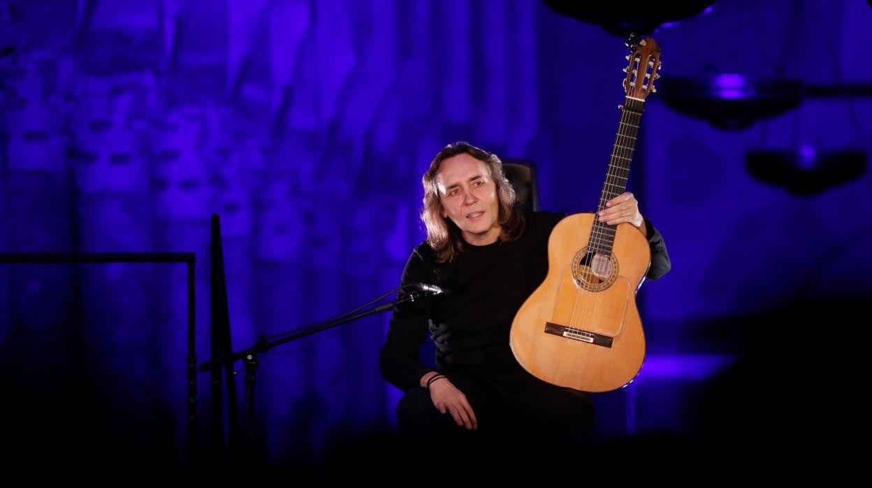 Vicente Amigo, en un concierto reciente en la Mezquita-Catedral de Córdoba