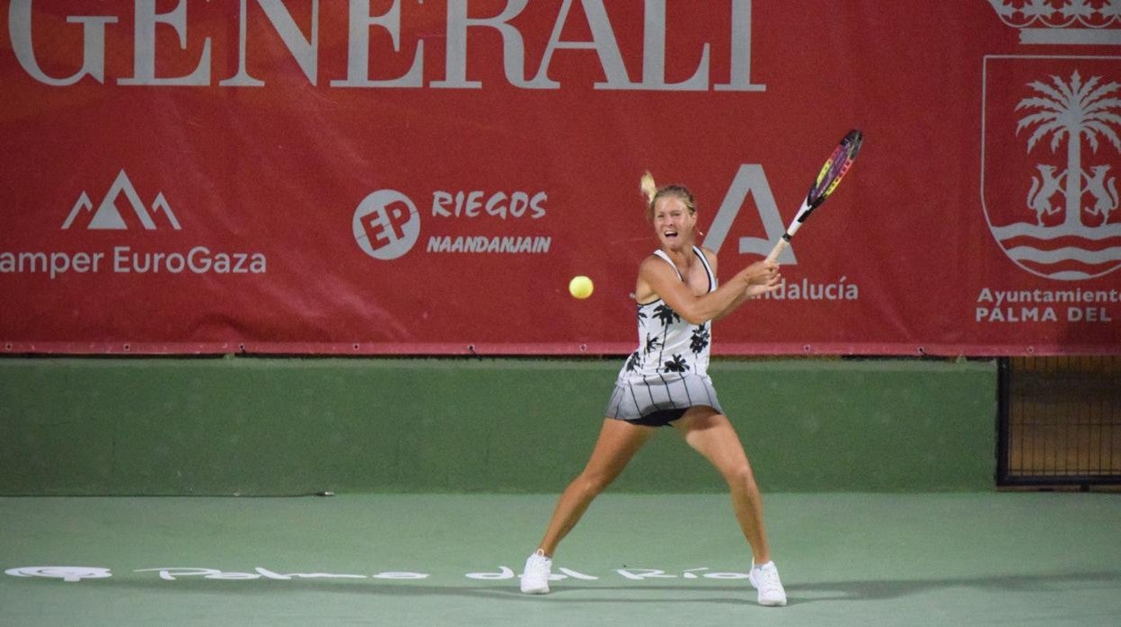 Anastasia Zakharova, durante las semifinales en Palma del Río