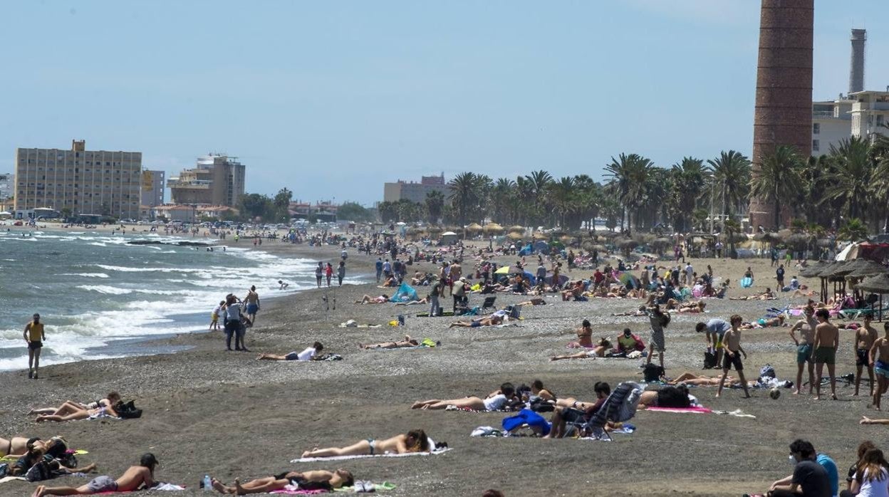 Playa de la Misericordia de Málaga