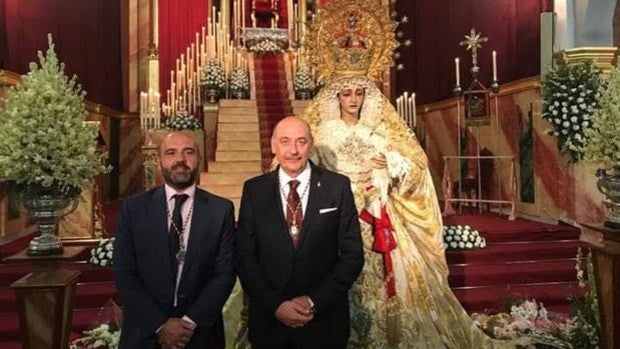 Pablo Jiménez: «La intención es poner el paso de palio de la Virgen a la altura de la categoría del de misterio»